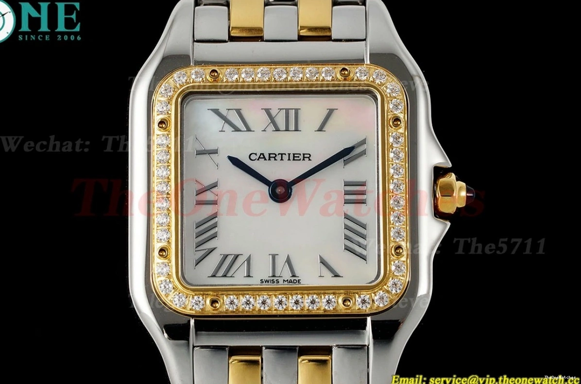 Quartz 27mm De YG Dial SS AF Secrete Ladies Panthere Dia Mop 0127